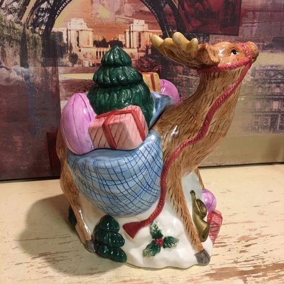 VINTAGE Reindeer Cookie Jar - Picture 2 of 12